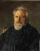 Valentin Serov, Portrait of Nikolai Leskov